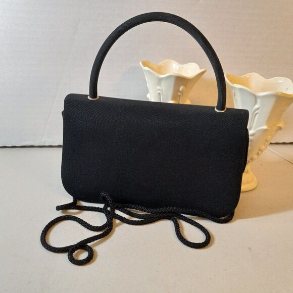 La Regale "Little Black bag"Cottagecore Grandmacore Wedding Prom - Picture 5 of 8